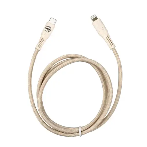 Cable de datos Tellur Green Tipo-C a Rayo, 2.4A, PD20W