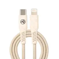 Cable de datos Tellur Green Tipo-C a Rayo, 2.4A, PD20W