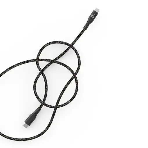 Cable de datos Tellur Green Tipo-C a Tipo-C, 3A, PD60W, 1m