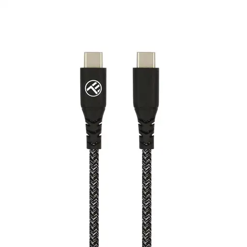 Cable de datos Tellur Green Tipo-C a Tipo-C, 3A, PD60W, 1m