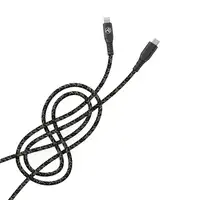 Cable de datos Tellur Green con certificación Apple MFI, Type-C a Lightning