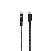 Cable de datos Tellur Green con certificación Apple MFI, Type-C a Lightning