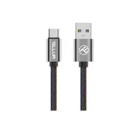 Cable de datos Tellur Denim, USB a tipo C, 1 m