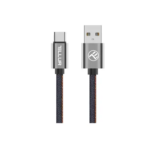 Cable de datos Tellur Denim, USB a tipo C, 1 m