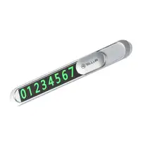 Tellur Tarjeta de número de teléfono de estacionamiento temporal