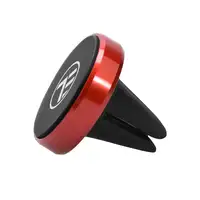 Soporte para Teléfono para Coche Magnético MCM4, Ventilación de Aire, Rojo