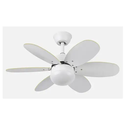 Fabrilamp 175791637 ventilador Multicolor, Blanco
