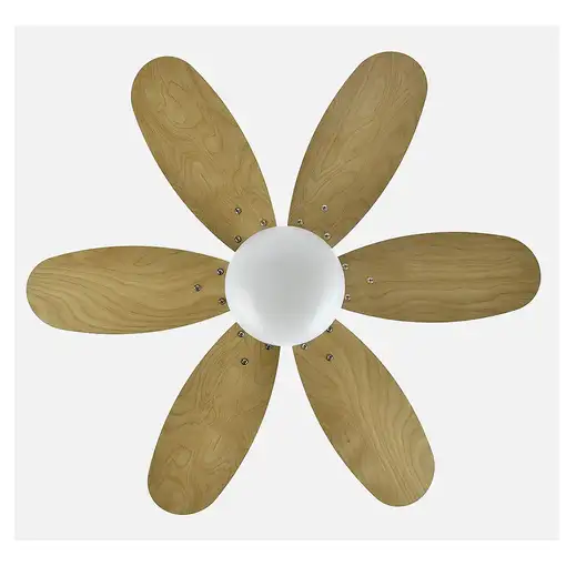 Fabrilamp 175791637 ventilador Multicolor, Blanco