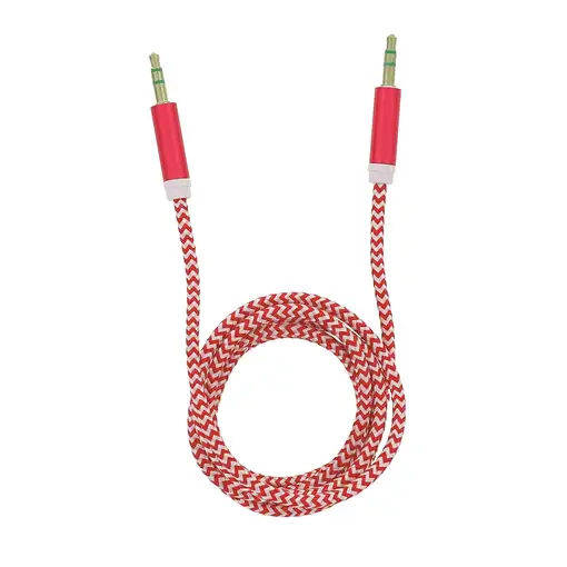 Cable de audio Tellur Basic jack aux 3.5mm, 1m, rojo