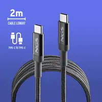 Cable de carga rápida de  USB-C a USB-C de 2 metros hasta 65W, NGS