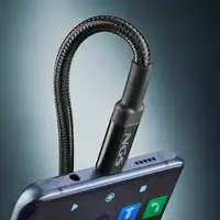 Cable de carga rápida de  USB-C a USB-C de 2 metros hasta 65W, NGS
