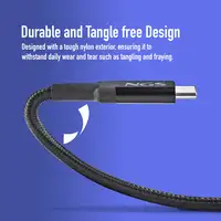 Cable de carga rápida de  USB-C a USB-C de 2 metros hasta 65W, NGS