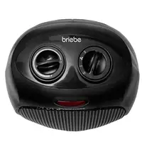 Calefactor Cerámico Portátil PTC, Termostato Regulable, 2 Potencia Briebe, HT1128