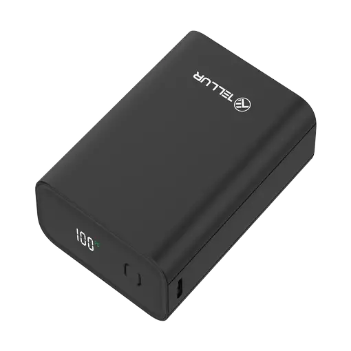 Tellur PD702 Compact Pro 20000mAh Power Bank QC3.0 22.5W + PD20W, negro