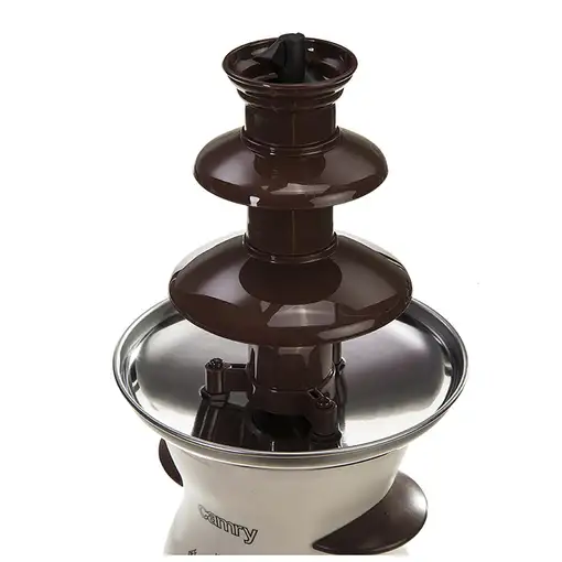 Fuente Chocolate Eléctrica, Cascada 3 Niveles, Capacidad 0,5 Kg, CR 4457, Camry