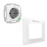 Enchufe de pared Tellur Smart WiFi, 3000W, 16A, blanco