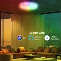 Tellur Smart WiFi Plafón de Techo, RGB, blanco/cálido,redondo, Blanco