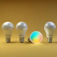 Bombilla Tellur Smart WiFi E27, 10W, blanco/cálido/RGB, atenuador