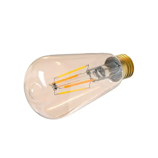 Bombilla de filamento Tellur Smart WiFi E27, 6W, ámbar, blanco/cálido, atenuador