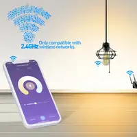 Bombilla de filamento Tellur Smart WiFi E27, 6W, ámbar, blanco/cálido, atenuador
