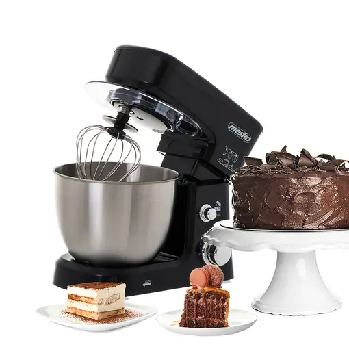 Robot Batidora Amasadora Repostería, 3,5 L, Báscula Cocina MS4217B, Mesko