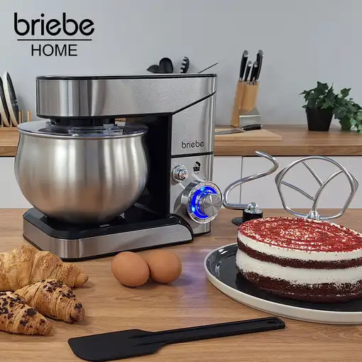 Batidora Amasadora Repostería Profesional Robot Cocina 5 L, Orbital Briebe, KM1114