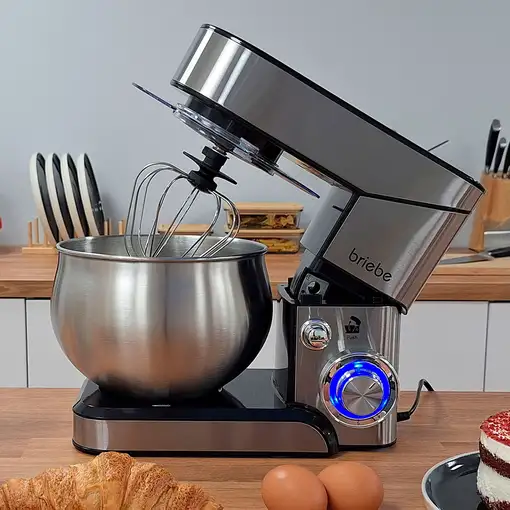 Batidora Amasadora Repostería Profesional Robot Cocina 5 L, Orbital Briebe, KM1114