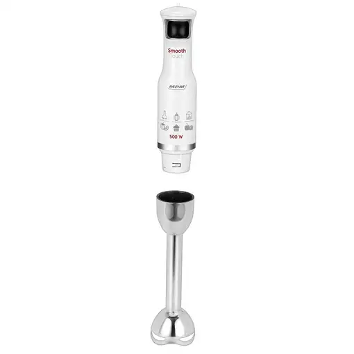 Batidora de Mano Desmontable, Brazo y Cuchilla Acero Inox,Vaso 700 ml MBL-27, MPM