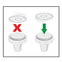FreshDot Soporte para Teléfono Coche Magnético, Kit de Fragancia Antitabac, gris