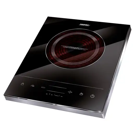 Placa Vitrocerámica Inducción Portátil,10 Niveles Potencia,Temporizador,MPM,MKE-06