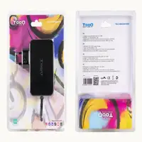 TooQ Cargador de portátil GAN USB-C PD 100W, Negro