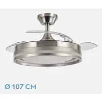 Fabrilamp 208691303 ventilador Níquel
