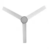 Ventilador LED níquel/blanco, 6 vel., con mando y temporizador