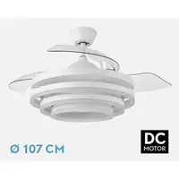 Fabrilamp 183193401 ventilador Blanco