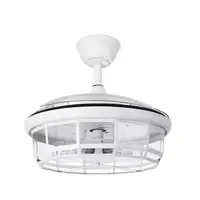 Ventilador DC TORNADO blanco 5xE27 con aspas desplegables