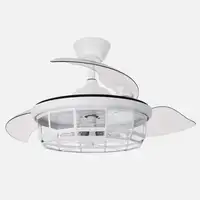 Ventilador DC TORNADO blanco 5xE27 con aspas desplegables