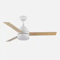 Ventilador DC Legio blanco LED 26W, 3 aspas y mando