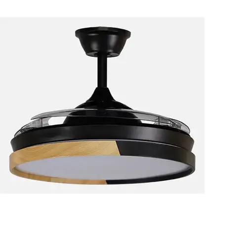 Fabrilamp 214491388 ventilador Haya, Negro