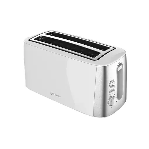 Grunkel TS-DOBLEMAXI tostadora 7 4 rebanada(s) 1400 W Plata, Blanco