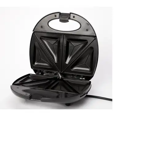 Adler AD 3015 sandwichera 750 W Negro, Plata