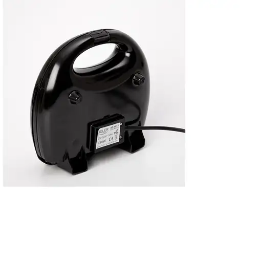 Adler AD 3015 sandwichera 750 W Negro, Plata