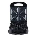 Adler AD 3055 sandwichera 2000 W Negro, Plata