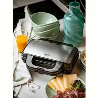 Sandwichera, 2 Sandwiches XL, Placas Antiadherentes, Termostato, CR3054, Camry