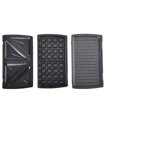 Sandwichera 3 en 1,Placas Intercambiables,Sandwich Tostadora,Gofrera CR3024, Camry