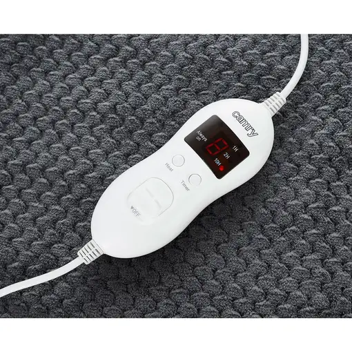 Camry Premium CR 7416 manta eléctrica y almohadilla 60 W Gris