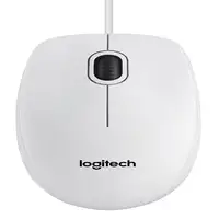 Logitech raton b100 optico blanco 910-003360