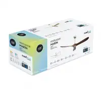 Ventilador DC Marin níquel 3 aspas sin luz