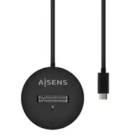 AISENS USB-C Dock M.2 (NGFF) ASUC-M2D013-BK SATA/NVMe A USB3.1 Gen2, Negra