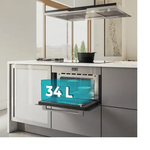 Cecotec Bolero Hexa MW703800 Glass Grey Gris Microondas con grill Integrado 34 L 9