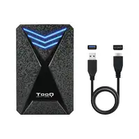 TooQ TQE-2550BL caja para disco duro externo Carcasa de disco duro/SSD Negro 2.5\